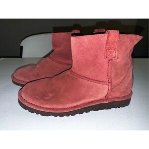 UGG Classic Unlined Mini Red Clay Boots Size 6
